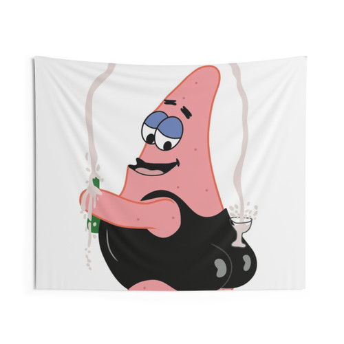 Patrick Star Kardashian Meme Tapestry