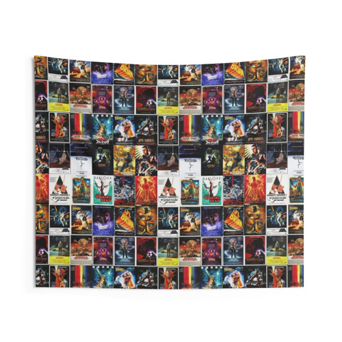 25 Iconic Movies Poster Collage Tapestry - Movie Lover Gift