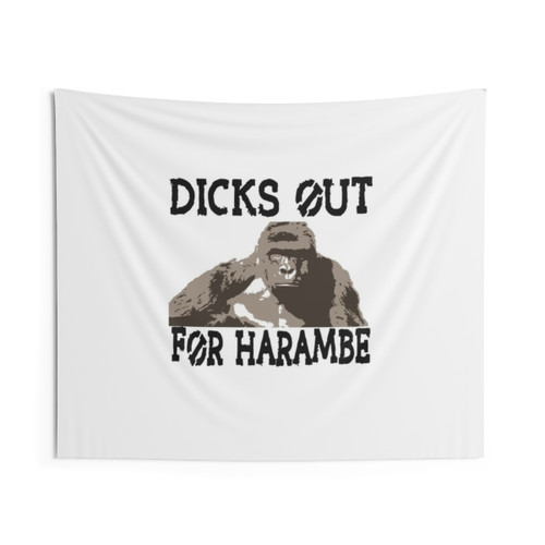 HARAMBE Memorial Tapestry Wall Hanging