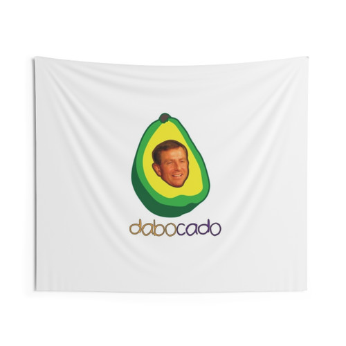 DABOcado Clemson Tapestry - Funny Avocado Wall Hanging