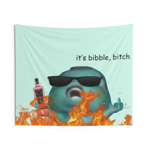 Party Hard Bibble Tapestry"