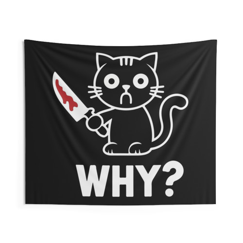 Stunning Black Cat Tapestry - Vibrant Wall Hanging Decor