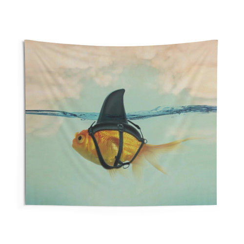 Brilliant Disguise (RM) Funny Fish Tapestry