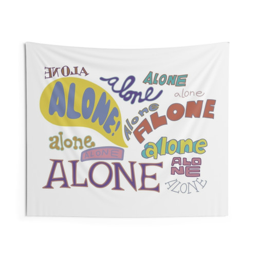 SpongeBob Alone Cartoon Tapestry