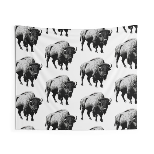 Bison Stencil Tapestry - Avatar the Last Airbender Decor