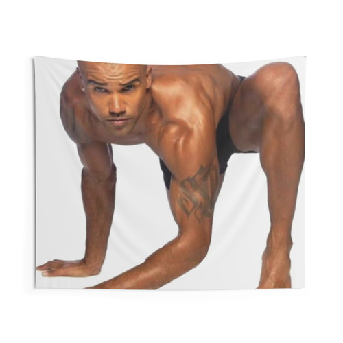 Shemar Moore Tapestry - Criminal Minds Meme Wall Hanging