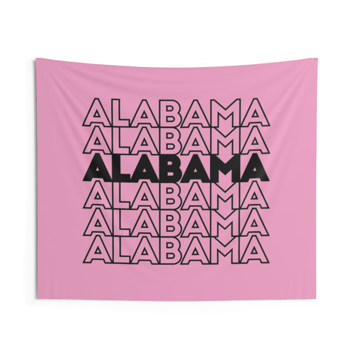 Alabama State Flag Tapestry - Vintage, Trendy Wall Hanging
