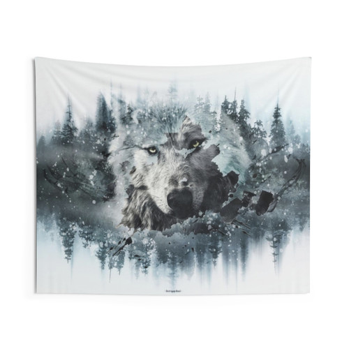 Call of the Wild Tapestry - Stunning Nordic Animal Artwork