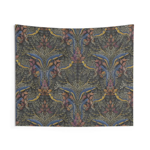 Tritoni Alpestri Nature Tapestry featuring alpine amphibians