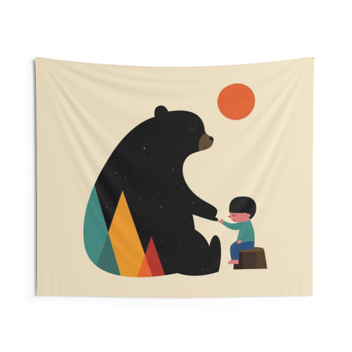 Promise Bears Tapestry for Camping and Hiking