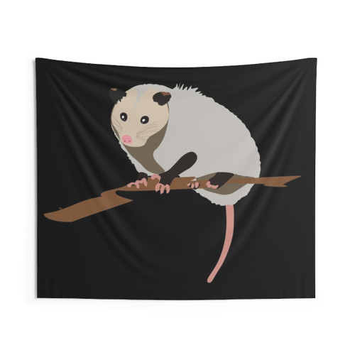 Adorable Opossum Art Tapestry