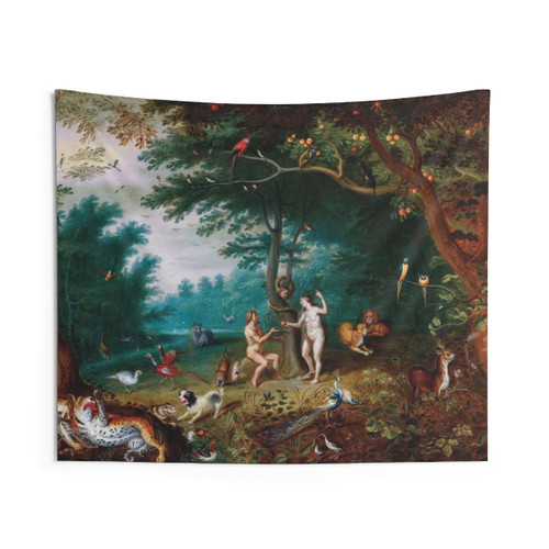 Garden of Eden Tapestry Wall Hanging