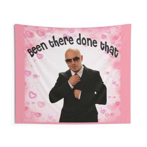 Been There Done That Pitbull Tapestry