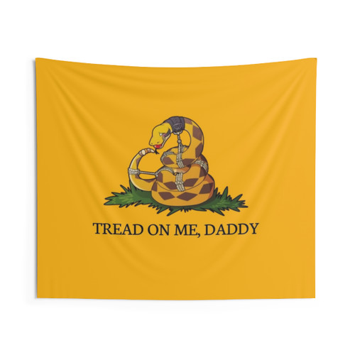 Don't Tread on Me Rattlesnake Tapestry