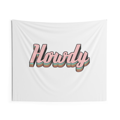 Howdy Country Meme Tapestry