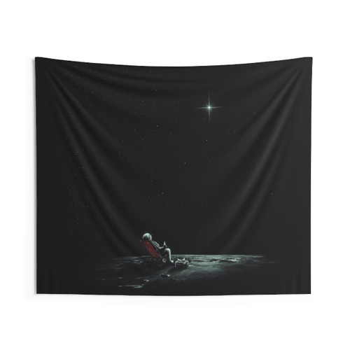 Space Chill Tapestry with Cosmic Imagery