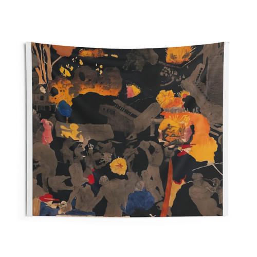 Psychedelic Henry Darger Art Tapestry