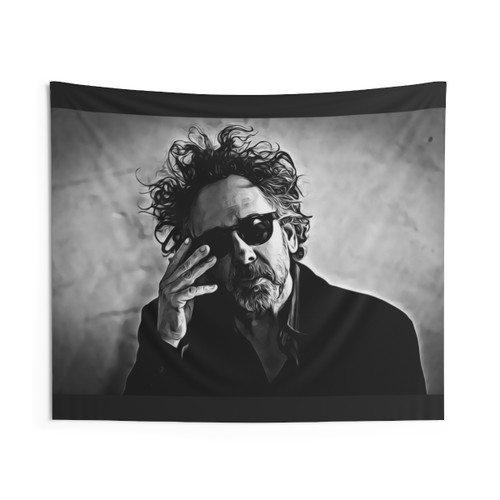 Tim Burton Inspired Tapestry - Cinematic Artwork