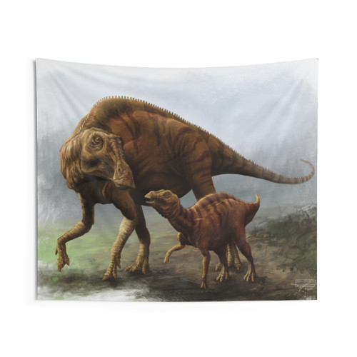 Maiasaura Dinosaur Tapestry