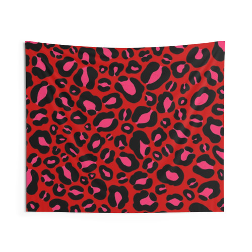 Colorful Leopard Pattern Tapestry