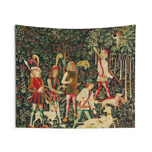 The Hunt of the Unicorn Tapestry - Mythical Creature Wall Art