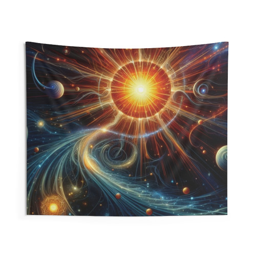 Galaxy of Good Wishes Tapestry - Cosmic Space Abstract Wall Art