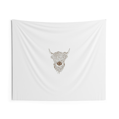Highland Cow Tapestry 'Harley 2'