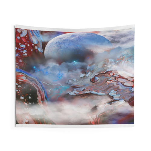 Dragon of the Clouds in Red Tapestry