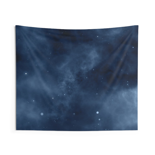 Blue Galaxy Tapestry Wall Hanging