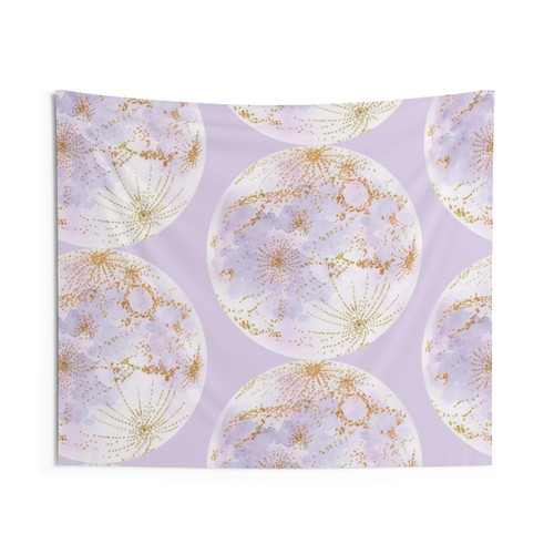 Lavender Moon Celestial Tapestry