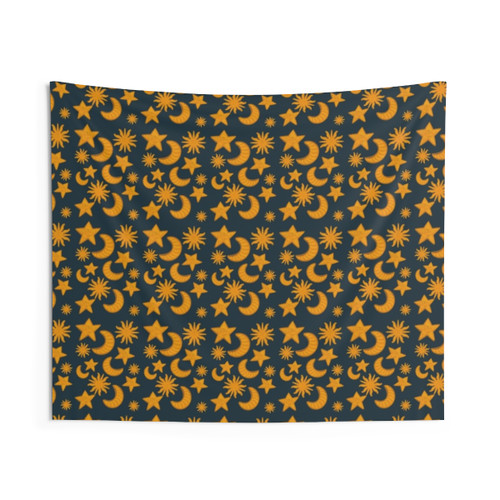 Galaxy Pattern Cartoon Tapestry