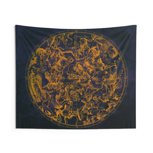Vintage Constellation and Astrology Galaxy Tapestry