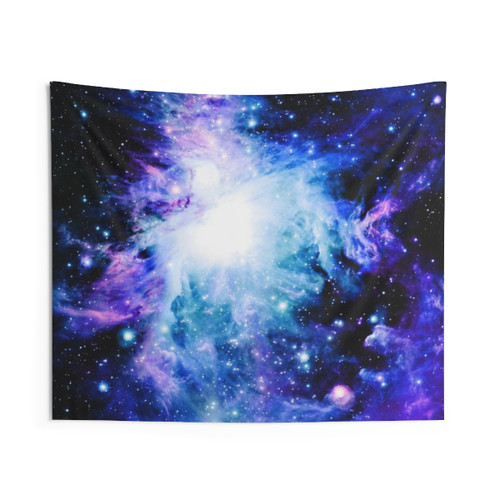 Galaxy Orion Nebula Tapestry - Vibrant Cosmic Wall Hanging