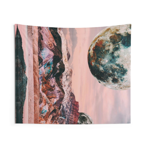 Sisters Galaxy Tapestry - Cosmic Collage Wall Decor