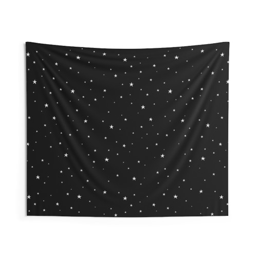 Tiny Stars Dark Tapestry - Celestial Home Decor