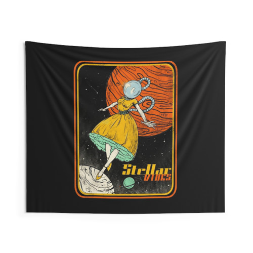 Stellar Vibes Space Tapestry