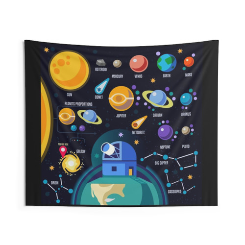 Space Universe Solar Big Bang Tapestry Wall Art
