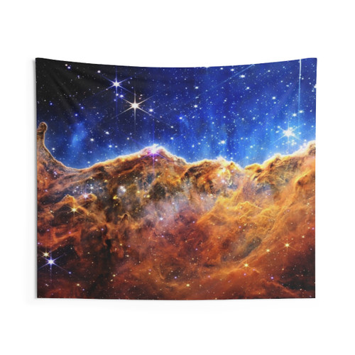 Cosmic Cliffs Tapestry - Galactic Space Wall Art