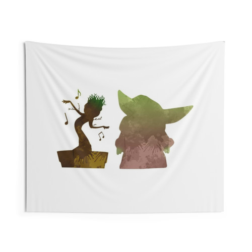 Babies Inspired Silhouette Tapestry