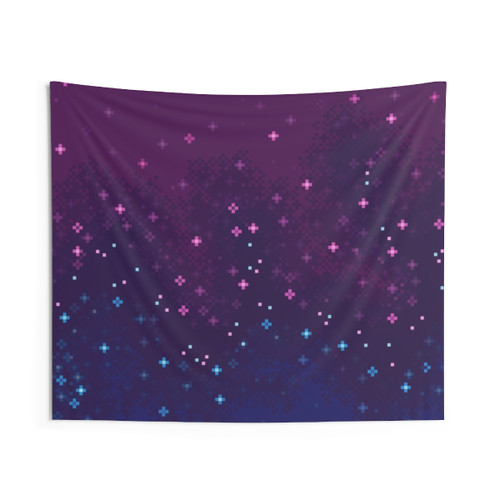 Galaxy Tapestry with Colorful Nebula Design