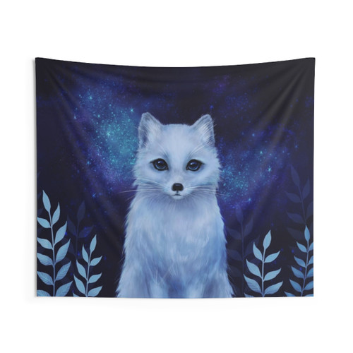 Cozy Winter Fox Tapestry