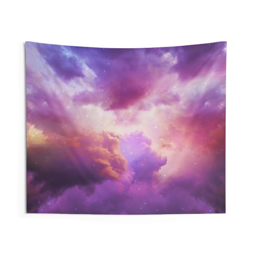 Cloud Galaxy Tapestry - Dramatic Cloud Abstract Art