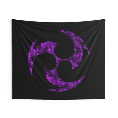 Genshin Impact Electro Galaxy Design Tapestry