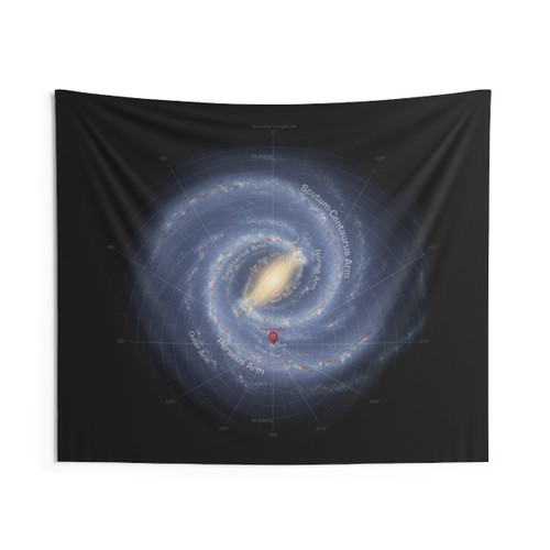 You are Here. Map of the Galaxy Tapestry