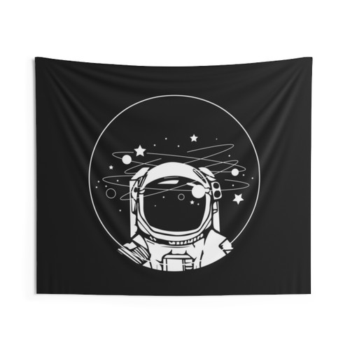 Cosmic Knockout Tapestry - Space and Astronaut Wall Hanging