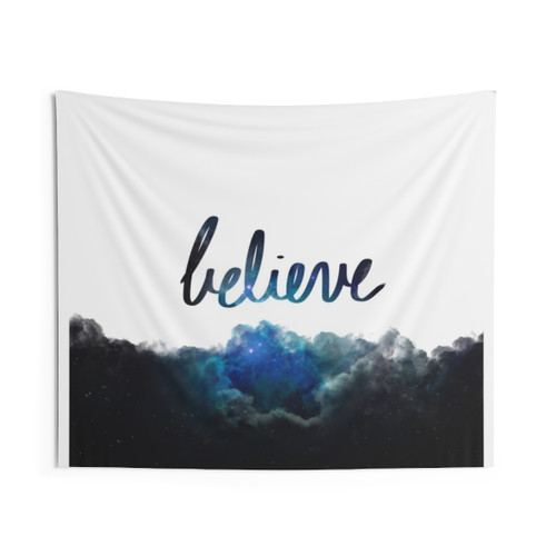 Believe Motivational Tapestry