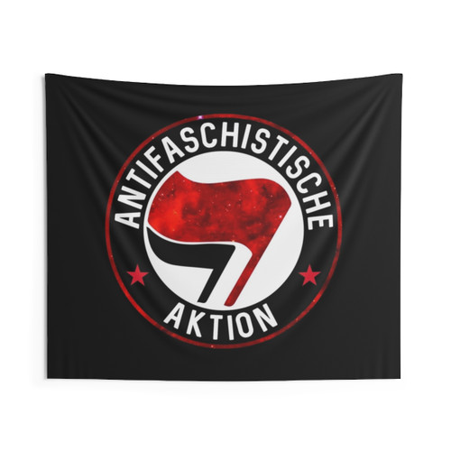 Antifascist Action Galaxy Tapestry