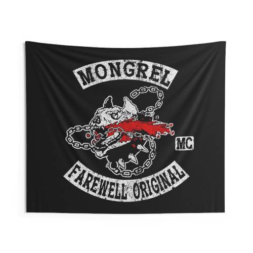 Days Gone Mongrel Motorcycle Club Tapestry