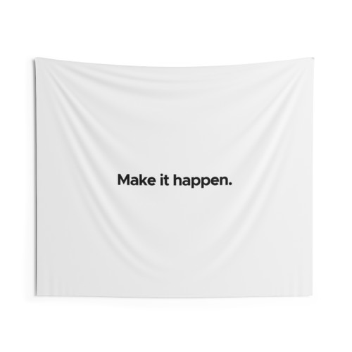 Make It Happen Motivational Tapestry