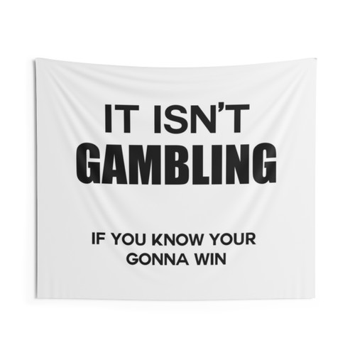 Sports Betting Tapestry with Betting and Sports Motifs